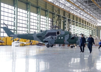 Mi-35 na fábrica da