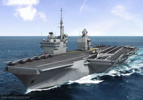 O projeto PA2 francês derivado do projeto britânico (©: DCNS)