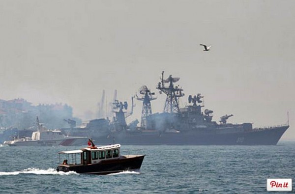 Navios russos estão sendo enviados ao Mar Mediterrâneo em sistema de rodízio Foto: Reuters