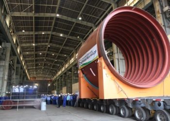 Seção de Qualificação, nas instalações da Nuclep.