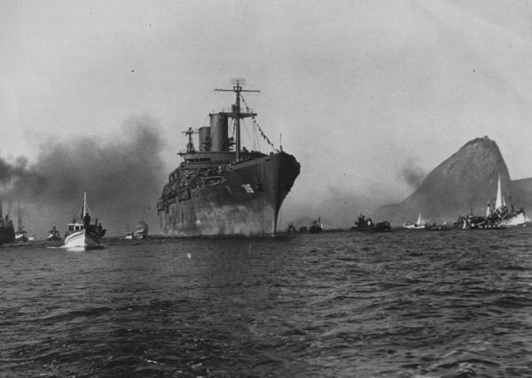 FEB retorno ao Brasil USS General M. C. Meigs (AP-116)