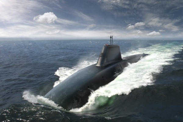 The first computer generated image of the replacement to the Vanguard class