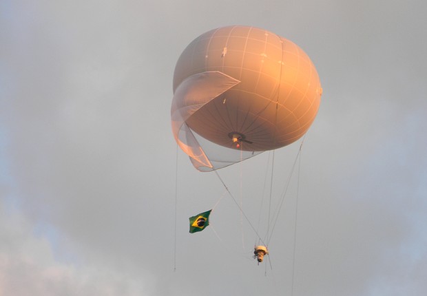 BALÃO "ESPIÃO" DA ALTAVE: DOTADO DE CÂMERAS COM CAPACIDADE PARA CAPTAR PRESENÇA HUMANA A 13 KM DE DISTÂNCIA -FOTO: DIVULGAÇÃO/ALTAVE