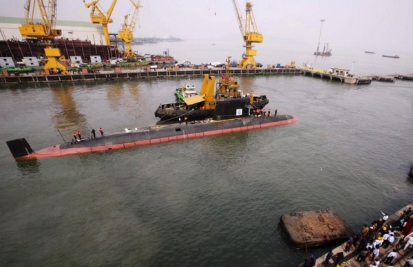 Indian-Navys-First-Scorpene-Class-Sub-Sets-Afloat