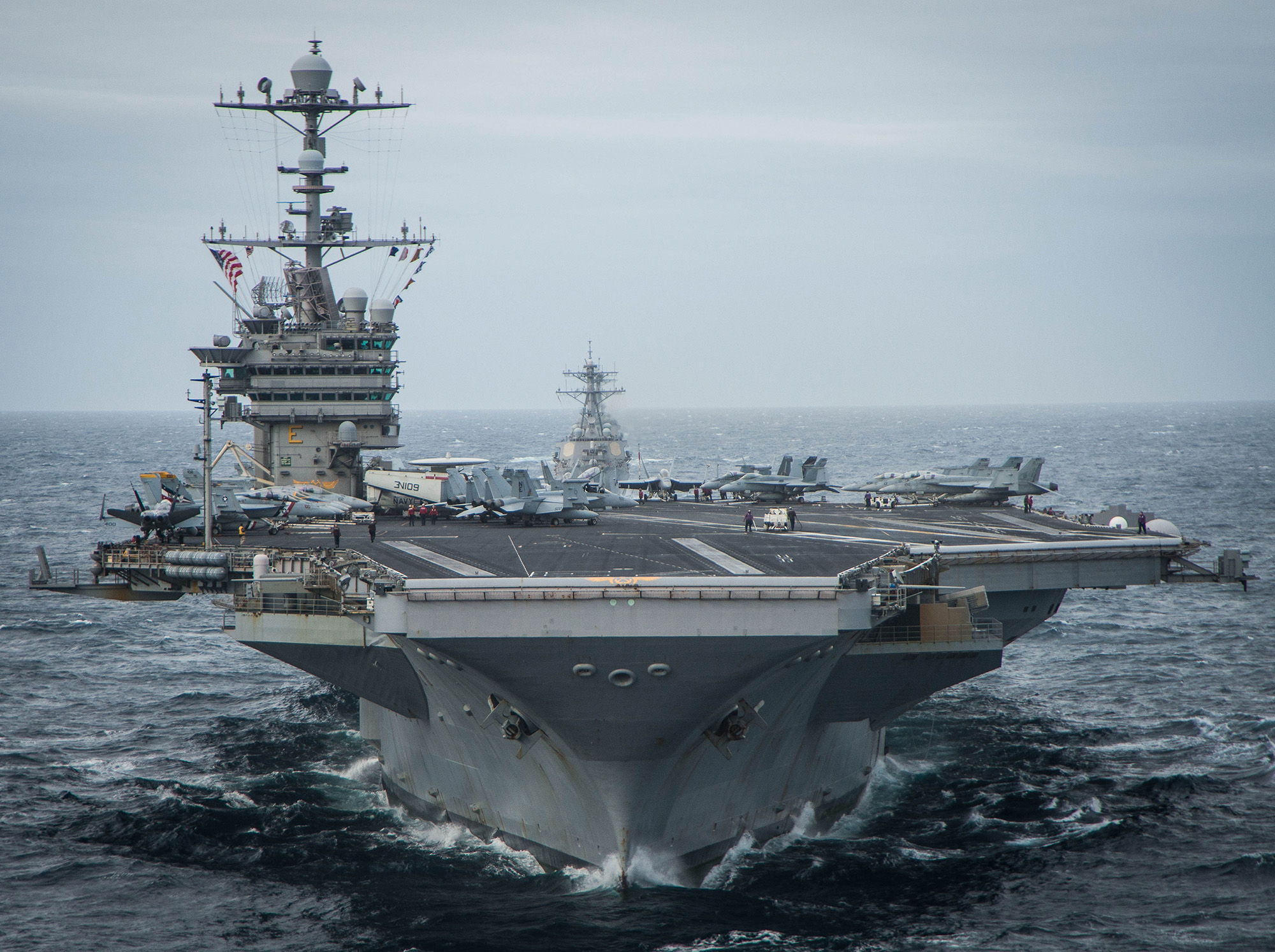 Porta aviões USS Nimitz - Foto US Navy