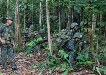Combate na selva carioca - foto Cel Fernando Montenegro