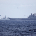 Porta aviões Admiral Kuznetsov porta-aviões e o crusador Piotr Veliki AFP