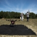 Jacob Regenstein e Ben Krosner participam de teste com drone no Estado americano de Massachusetts Foto Hilary Swift