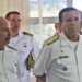 O Contra-Almirante (FN) César Lopes Loureiro (esq), atual Comandante da Divisão Anfíbia, irá substituir o atual Comandante da Força de Fuzileiros da Esquadra, Vice-Almirante (FN) Alexandre José Barreto de Mattos, que passará a ser o Comandante Geral do Corpo de Fuzileiros Navais do Brasil Foto Marcos Ommati