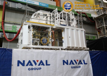 Cradle do segundo submarino Duguay-Trouin