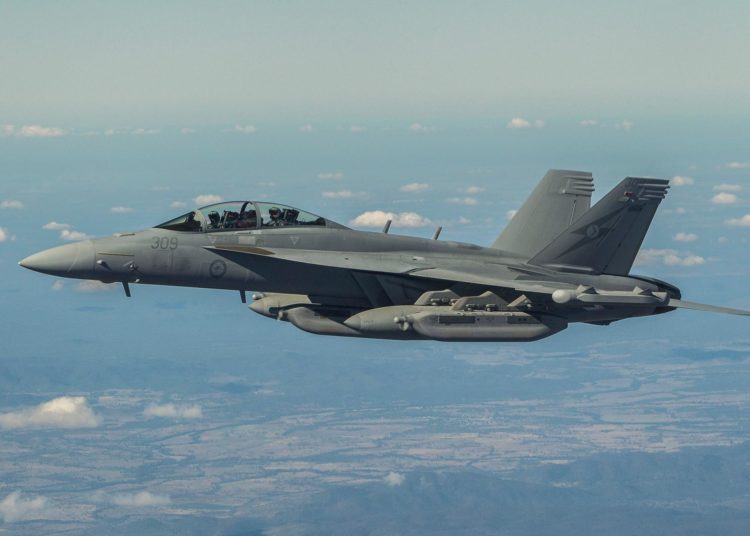 Um EA-18G Growler da RAAF