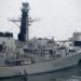 Fragata Type 23 chilena equipada com o radar Hensoldt TRS 4D (banda C)