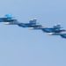 Caças russos Su-34 em formação
