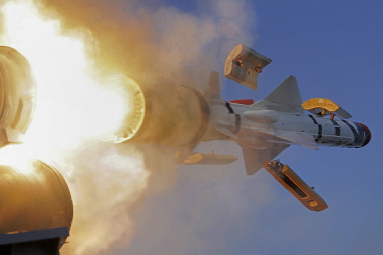 Exocet MM40 B3 Firing