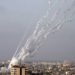 Foguetes são lançados por palestinos contra Israel - Foto: Khalil Hamra