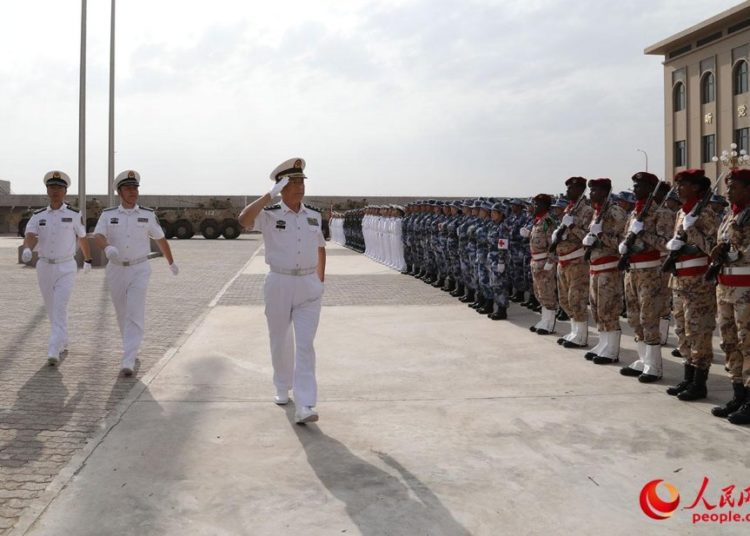 Visita da marinha chinesa à cidade de Bata, Guiné Equatorial