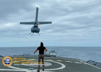V-BAT 128 da Shield durante testes com a Marinha do Brasil