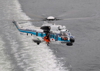 H225 da Guarda Costeira do Japão - Foto: Anthony Pecchi